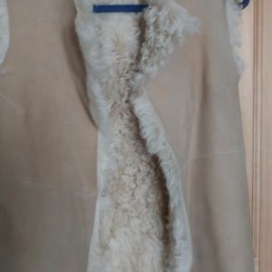 Curly Sheepskin reversible vest